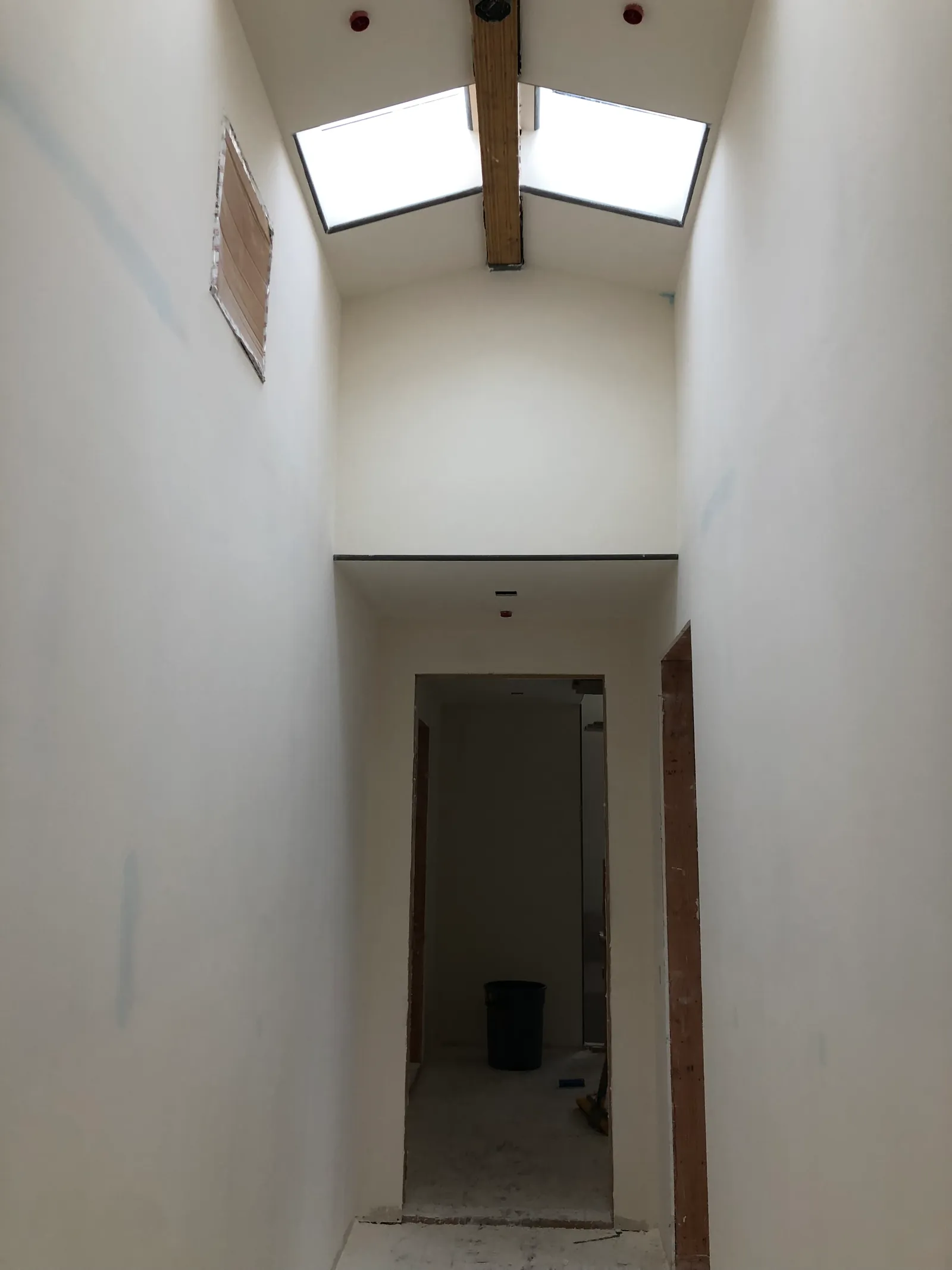Vaulted hallway hung