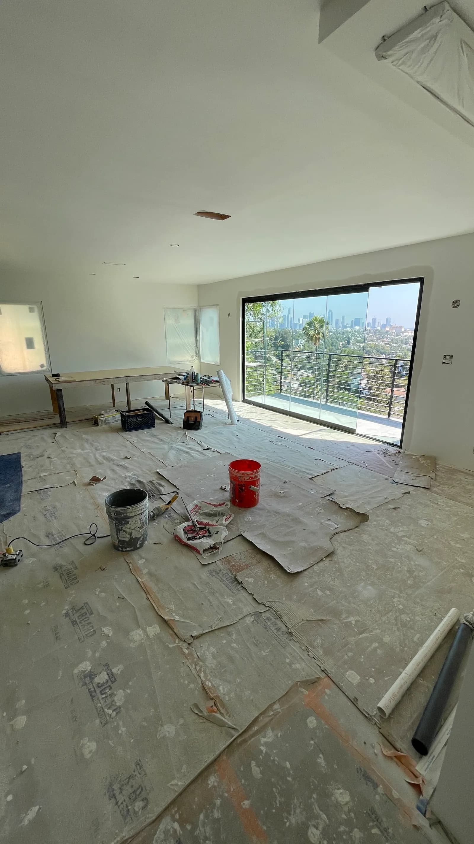 View room boarded out